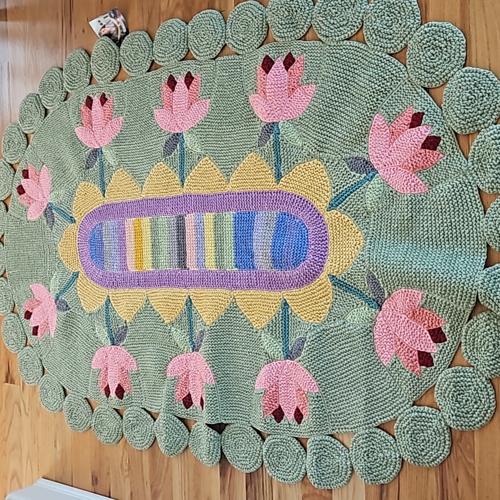 NWT JODI BOISSON HAND MADE RUG - Picture 7 of 16